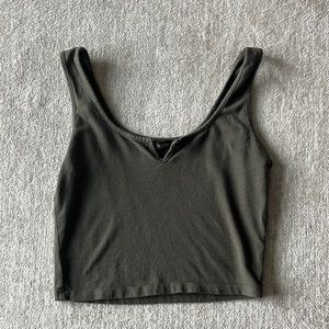 Shop Priceless Army Green Cropped Tank